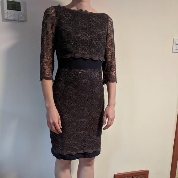 boden navy lace dress